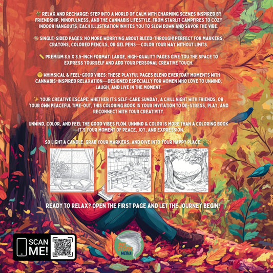 Pause & Color – A Relaxing Coloring Book for Mindful Moments & Cozy Fall Vibes